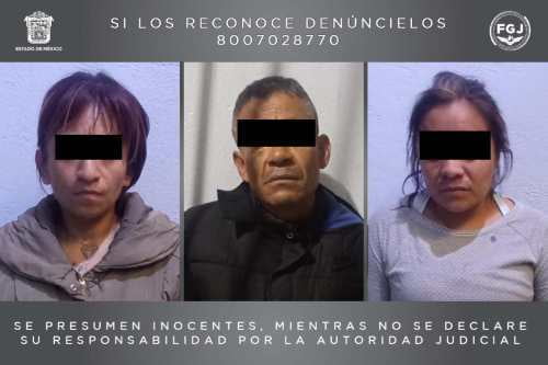 Tres detenidos con armas y drogas en la Hank González de San Mateo Atenco